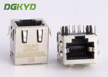 Τα προστατευμένα PCB τοποθετούν το θηλυκό συνδετήρα του Jack 10p8c βάσεων rj45, δευτερεύουσα είσοδος