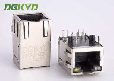 Γρύλος 8 Shieded Cat6 RJ45 ενσωματωμένο συνδετήρας magnetics δικτύων καρφιτσών για το δρομολογητή