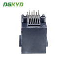 DGKYD5222E1166IWA1DY4 Vertical RJ11 PCB Socket Female Head 1x1 Port 6Pin DIP Ethernet Connector Through Hole Solder