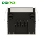 DGKYD561188HWA3DY1027 Single Port RJ45 Connector 8P8C Lampless Crystal Head