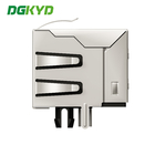 DGKYD561188HWA3DY1027 Single Port RJ45 Connector 8P8C Lampless Crystal Head