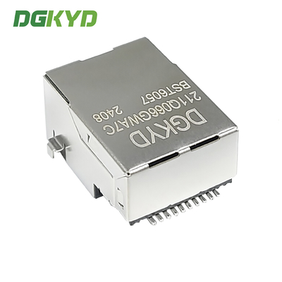 DGKYD211Q066GWA7CBST6057 RJ45 1000base Integrated Connector Patch Network Interface Ethernet Filtering Without Light SMD