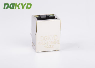 Side Entry Single Port 10/100baseT RJ45 with transformer , UTP RJ45 8P8C female Jack