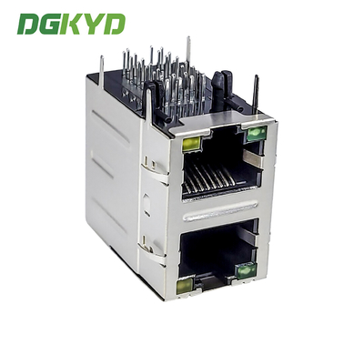 RJ45 Multi Port Connector 2X1 Modular Block Socket Gigabit Filter 6U DGKYD21Q042DB2A4D068