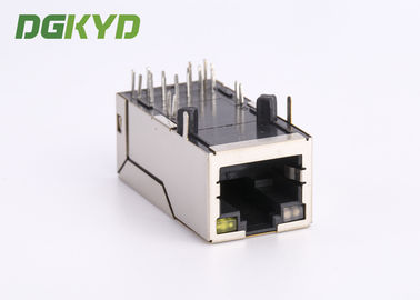 Custom Single Port 33.0mm Rj45 Lan Jack , 1000BASE micro rj45 connector PoE