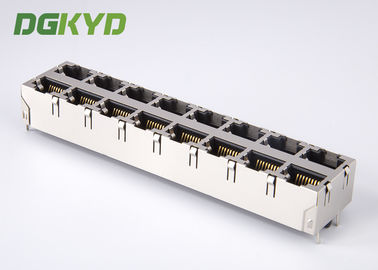 KRJ-5921S28NL 180 Degree Vertical RJ45 Multiple Port Connectors 16 port 0811-2X8T-28