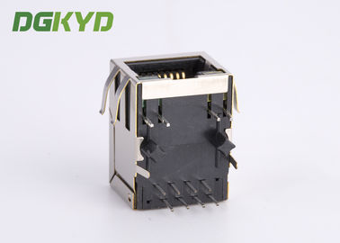 Net Bridge RJ45 Connector With Lan Filter 10 / 100 Base Side Entry Factory Customized