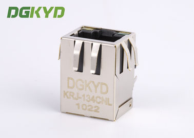 Net Bridge RJ45 Connector With Lan Filter 10 / 100 Base Side Entry Factory Customized