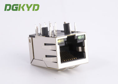Net Bridge RJ45 Connector With Lan Filter 10 / 100 Base Side Entry Factory Customized