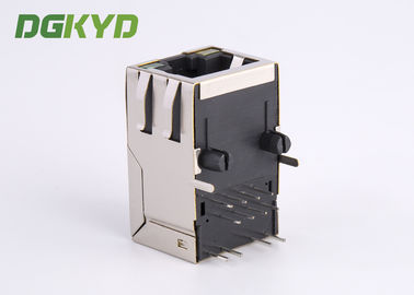 100 base cat5 RJ45 Shielded Connector rj45 female jack with signal filter factory customized