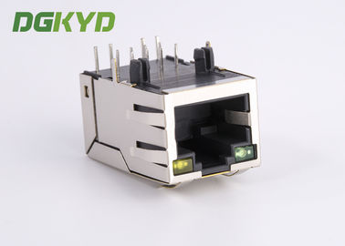 100 base cat5 RJ45 Shielded Connector rj45 female jack with signal filter factory customized