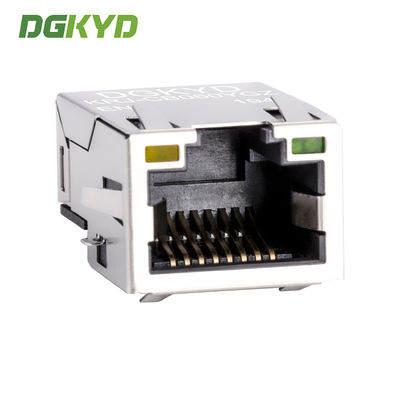PCB Magnetic Jack With Megabit Transformer SMT SINK RJ45 Ethernet Connector KRJ-CB060YGZENL