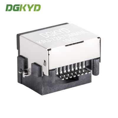 KRJ-72A75MMNL SMT Ethernet socket RJ45 without transformer sink type communication interface