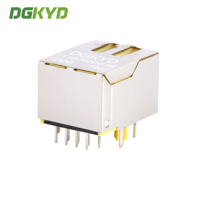 RJ45 100Mbps industrial communication network interface Ethernet socket yellow DGKYD111B002DB1DDB