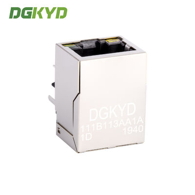 RJ45 network interface integrated 100Mbps filter network port socket horizontal DGKYD111B113AA1D