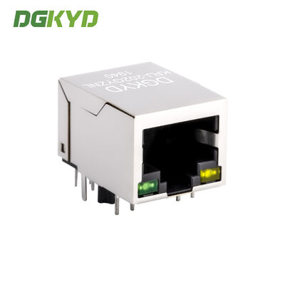 RJ45 connector Gigabit industrial network port network socket G/Y horizontal interface KRJ-202GYZNL