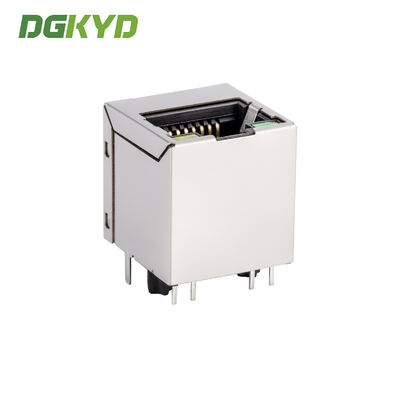 RJ45 Ethernet port connector 180 ° direct insertion 100Mbps integrated transformer DGKYD511B109AB2A1D