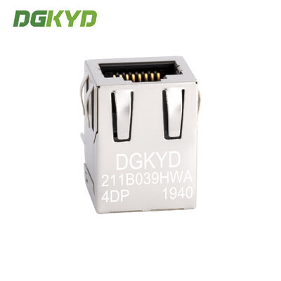 RJ45 Ethernet connector with POE power supply industrial Ethernet socket DGKYD211B039HWA4DP