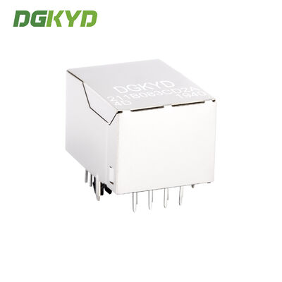 RJ45 100Mbps Ethernet port connector with built-in integrated transformer and shielding DGKYD211B083CD2A4D
