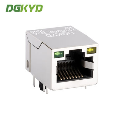 RJ45 100Mbps Ethernet port connector with built-in integrated transformer and shielding DGKYD211B083CD2A4D