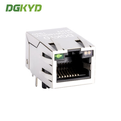 Shielded Gigabit ehternet RJ45 PCB Connector with Transformer RJ45 Network socket DGKYD311Q018DE3A4D