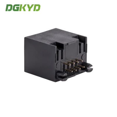 RJ45 vertical network interface 8P8C all plastic network socket DGKYD52T1188IWA1DY1008