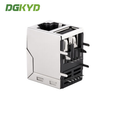 RJ45 with single USB 2.0 100Mbps connector 6U network interface DGKYD611B099GWWD009