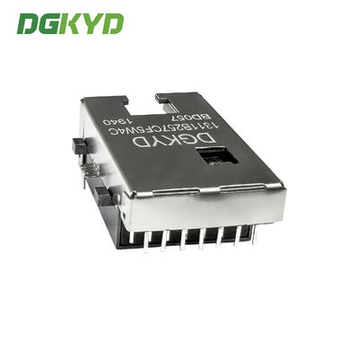 RJ45 sinking board 100Mbps integrated filter with light strip shielding DGKYD1311B257CF5W4CBD057