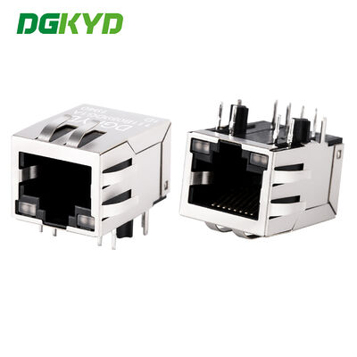 Industrial Grade RJ45 Female Connector 10/100 Base-T RJ45 Shielded Connector with 100Mbps Filter