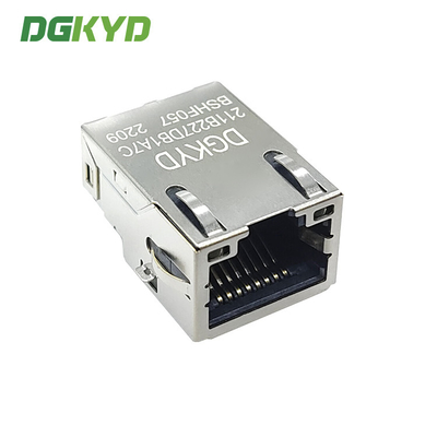 DGKYD 7 pin SMD RJ45 Network Connector with LCP housing