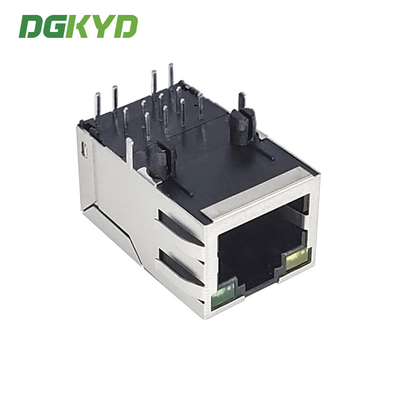 DGKYD311B029DB1A4DN PCB Mount Integrated Magnetics RJ45 Jack Module Tab Up Cat5 Ethernet Socket OEM