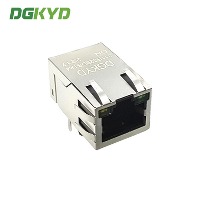 DGKYD311B029DB1A4DN PCB Mount Integrated Magnetics RJ45 Jack Module Tab Up Cat5 Ethernet Socket OEM