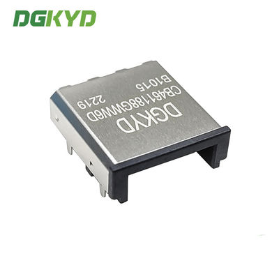 DGKYDCB461188GWW6DB1075 Submersible RJ45 Connector Ultra Thin Interface LCP Material Without Filter 8P8C SMT