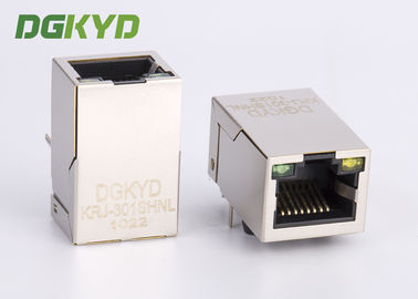 Μεγαμπίτ Ethernet ο μορφωματικός Jack RJ45 με τον ενσωματωμένο μετασχηματιστή, μήκος 25.4mm
