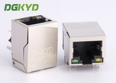 90 βαθμός προστάτευσε το 10/100 βάση-τ RJ45 Ethernet Jack με το μαγνητικό κατασκευαστή της Κίνας