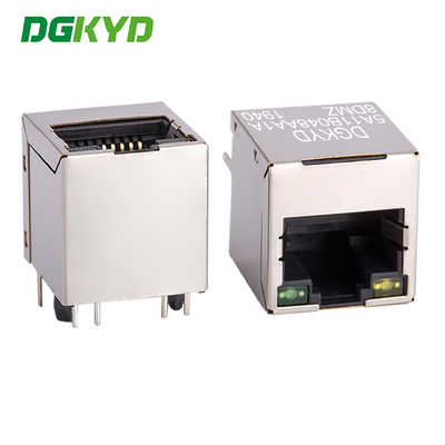 RJ45 100Mbps Ethernet socket 8P8C με συμπαγή επιφάνεια παραθύρου DGKYD5A11B048AA1A8DMZ
