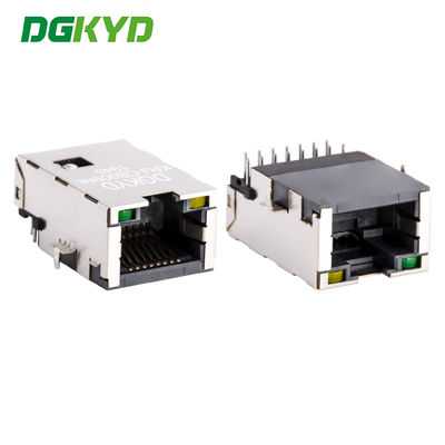 Ειδικά χαμηλή ροφίλ RJ45 PCB Connector cat5 Network Port RJ45 με μαγνητικά KRJ-CB009NL