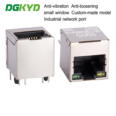 RJ45 100Mbps Ethernet socket 8P8C με συμπαγή επιφάνεια παραθύρου DGKYD5A11B048AA1A8DMZ