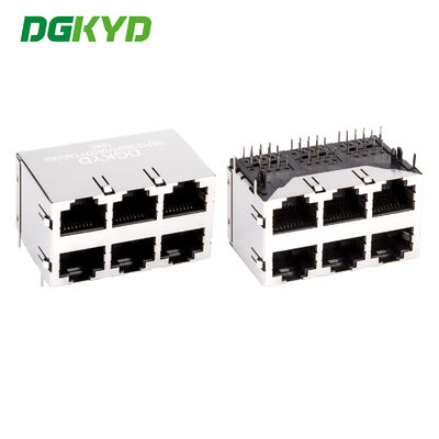 Υποδοχή Ethernet RJ45 χωρίς αποστάτη 2X3 σύνδεσμος Industrial Ethernet DGKYD59212388HWA1DY1AG062