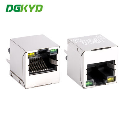 DGKYD511B084AB1A8D Σημερινός RJ45 μετασχηματιστής 100Mbps Ενσωματωμένο φίλτρο Κρυστάλλινη επικεφαλής επάνω δίκτυο διεπαφής