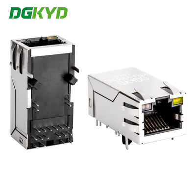 Ηλεκτρική τροφοδοσία Gigabit POE RJ45 Συνδετήρας Ενσωματωμένη πλέκτρα πρίζας Βιομηχανική επικοινωνία Ethernet Διασύνδεση KRJ-339PNL