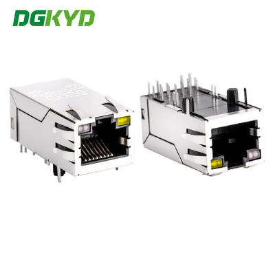 Σημείο εισόδου 12 ενιαίο G/O/Y DGKYD411Q117DF5A1DP ζωνών Gigabit των οδηγήσεων συνδετήρων λιμένων RJ45 Ethernet καρφιτσών