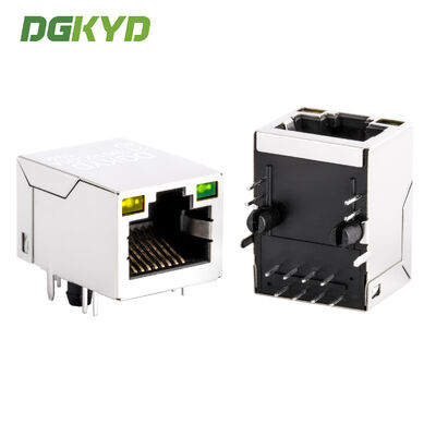 RJ45 σύνδεσμος Μοδική πρίζα με ενσωματωμένο φίλτρο φωτεινής προστασίας και χρυσοκάλυψη 6u