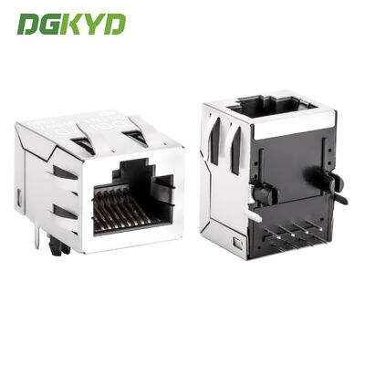 Θύρα Βιομηχανικού Δικτύου RJ45 100Mbps με επιχρυσωμένη αρθρωτή υποδοχή 6U