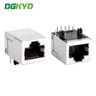 Σύνδεσμος RJ45 100Mbps με φίλτρο και αλατισμένη αρθρωτή πρίζα για εφαρμογές PCB