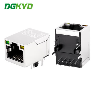 Βιομηχανικός σύνδεσμος RJ45 Gigabit με επιχρύσωση για θύρα Ethernet Διεπαφή δικτύου