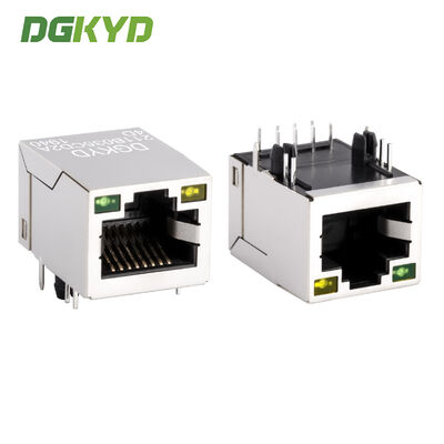 Σύνδεσμος Ethernet RJ45 με προστασία και ενσωματωμένο μετασχηματιστή για 100 Mbps Δικτυακή πύλη DGKYD211B035CD2A4D