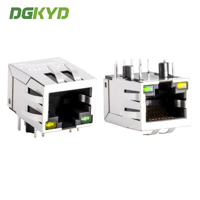 Σύνδεσμος RJ45 100Mbps με ενσωματωμένο μετασχηματιστή και προστατευμένο περίβλημα για διεπαφή δικτύου