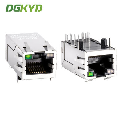 RJ45 Modular Jack με θωράκιση και ενσωματωμένο φίλτρο Ethernet για εφαρμογές δικτύου 100Mbps