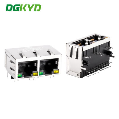 Βιομηχανικός Σύνδεσμος RJ45 με Επιχρύσωση 6u για Gigabit Ethernet